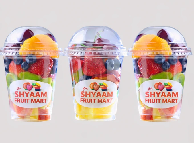 Fresh Cut Fruit Glass